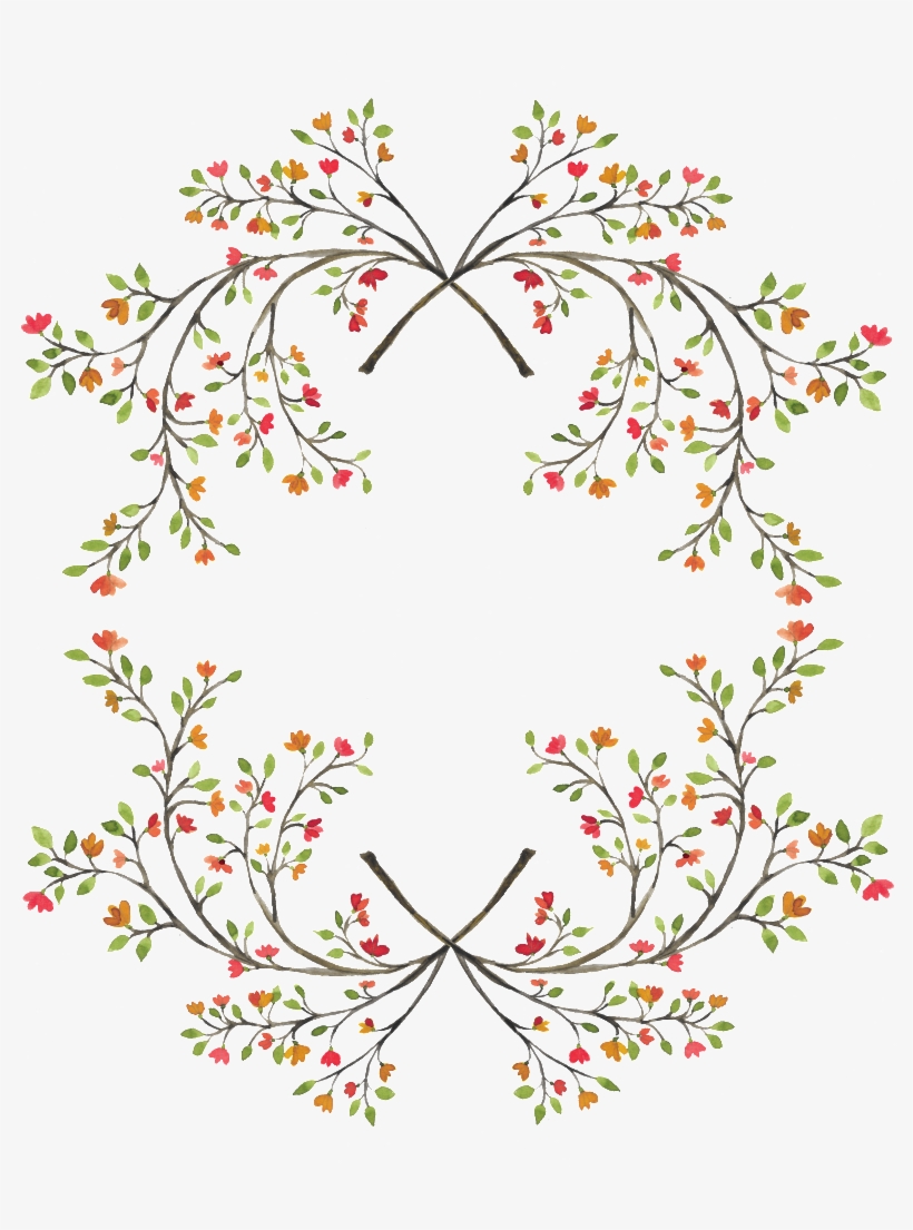European Texture Romantic Decorative Hand-painted Flowers - Flower, transparent png #1049710