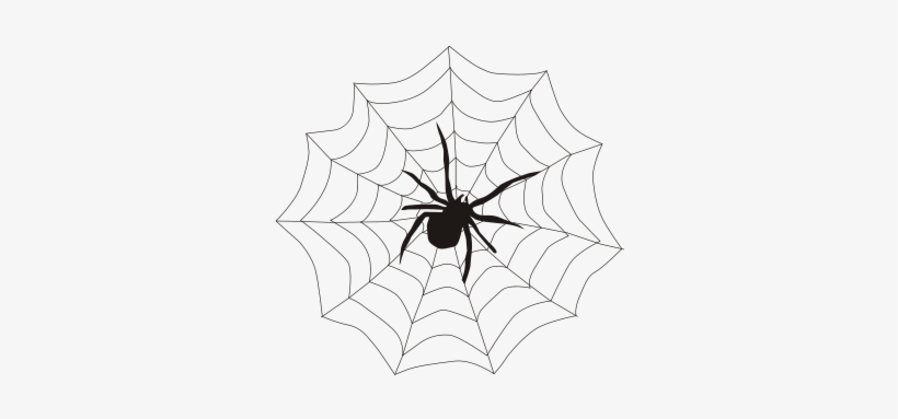 Spider Web Large 900pixel Clipart Spider Web Design - Spaß-glückliche Halloween-spinne Mit Netz Kissen, transparent png #1049879