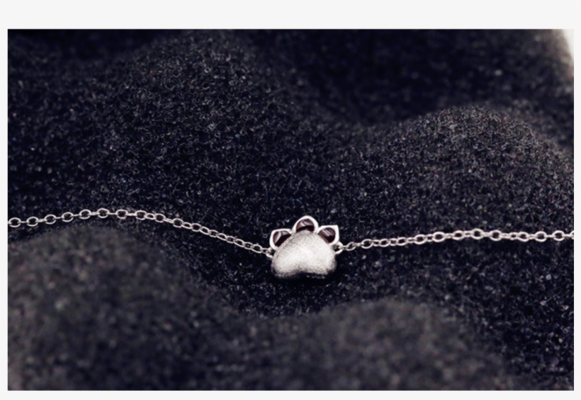 Missmeowni Bracelets Shining/silver / Onesize Cat Paws - Cute 925 Sterling Silver Cat Claw Bracelet Female Beauty, transparent png #1049881