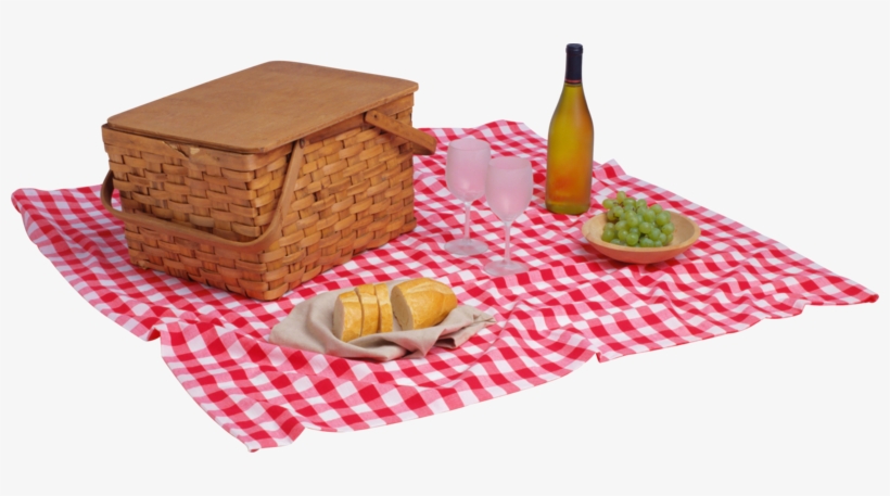 Publicat De Eu Ciresica La - Picnic Basket And Blanket Png, transparent png #1049962