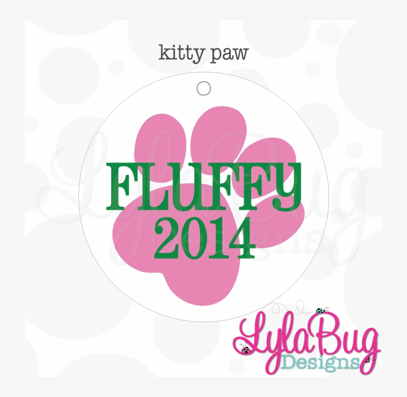 Kitty Paw Christmas Ornament - Christmas Day, transparent png #1049985