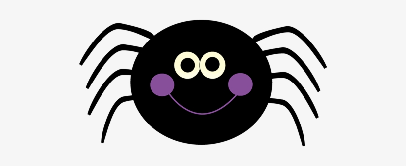 Cute Halloween Spider Clipart - Spider Clip Art, transparent png #1050010