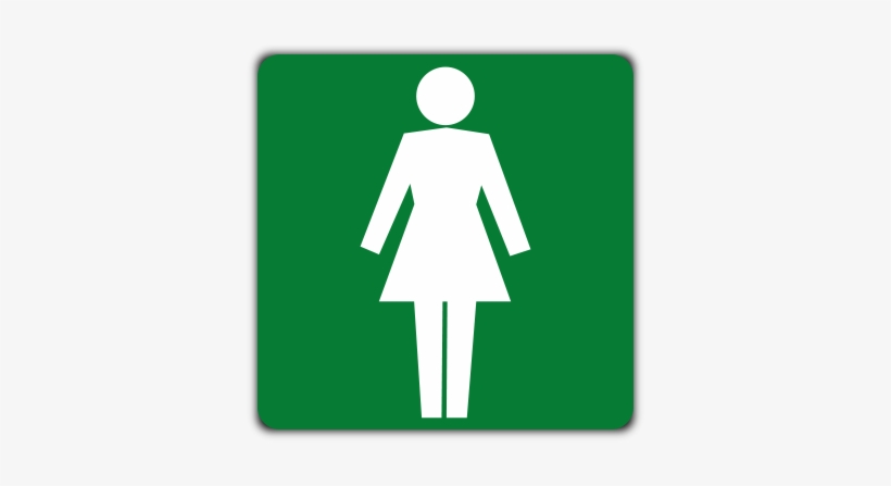Women's Restroom Signs, transparent png #1050415