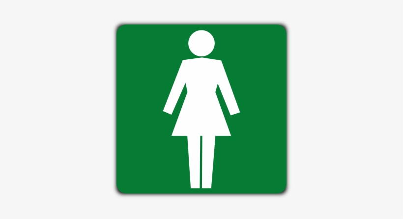 Women's Restroom Signs, transparent png #1050415