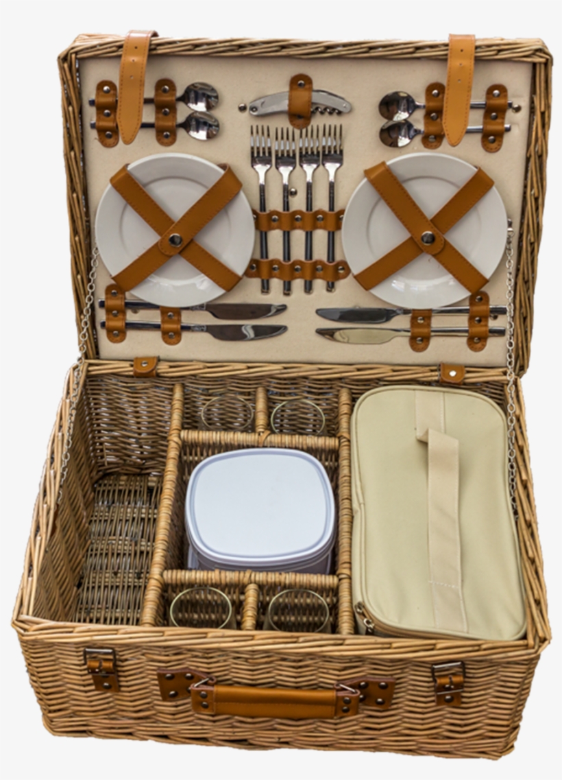 Blenheim Deluxe Fitted Picnic Basket - Red Hamper Blenheim Deluxe Fitted Picnic Basket, transparent png #1050445