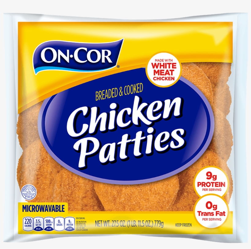 0g Trans Fat, A Good Source Of Protein And Made With - On-cor Southern Style Gravy With Breaded Beef Patties, transparent png #1050665