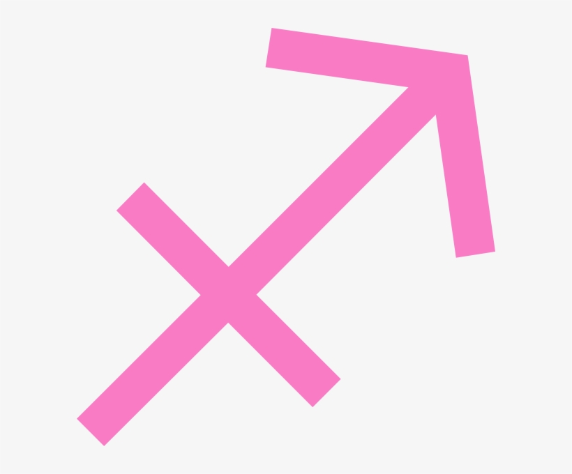Female Symbol Clipart E2yn27 Clipart - Sagittarius Pink, transparent png #1050838