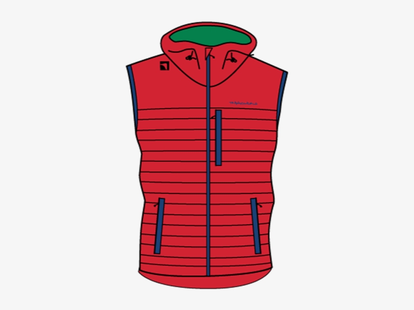 Chaleco Trangoworld Kerbo Rojo Fuego/azul Monaco - Wall Bars, transparent png #1051030