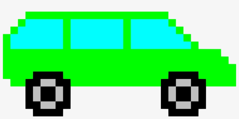 This Free Icons Png Design Of Pixel Art Car, transparent png #1051070