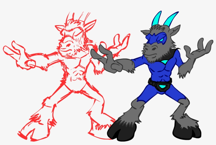 Ella Concentra Toda Su Energía A Través De Su Cuernos - Cartoon, transparent png #1051098