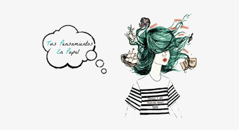 Tus Pensamientos En Papel - Cartoon, transparent png #1051152