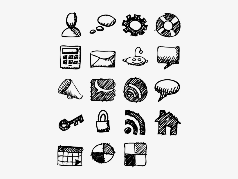 Search - Hand Drawn Icons, transparent png #1051503