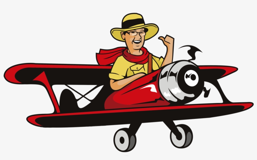 Auntie In Airplane - Monoplane, transparent png #1051729