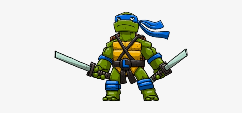 Ninja Turtles Png - Leonardo Ninja Turtle Png, transparent png #1051857