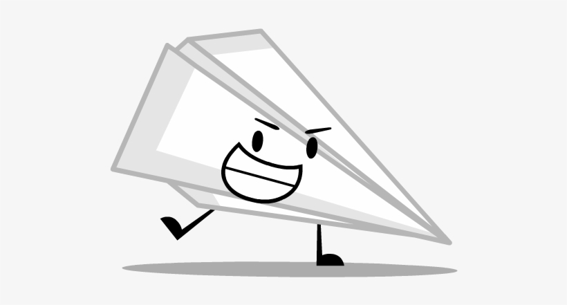 Paper Airplane - Object Overload Paper Airplane And Toothy, transparent png #1051922