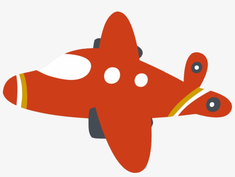 Royalty Free Cute Airplane Clipart - Cute Airplane Vector Png, transparent png #1052260