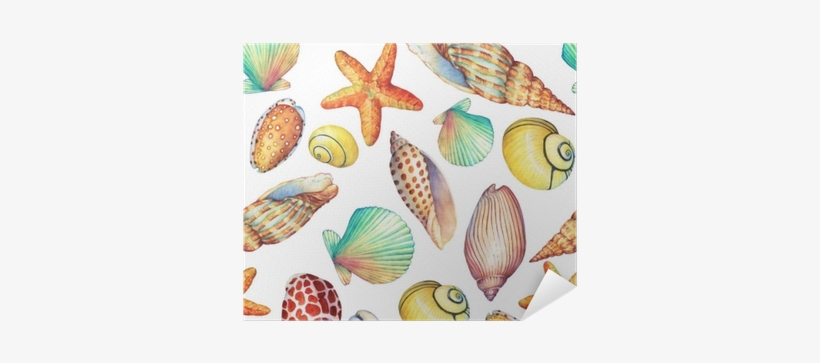 Seamless Pattern With Underwater Life Objects, Isolated - Illustration, transparent png #1052411
