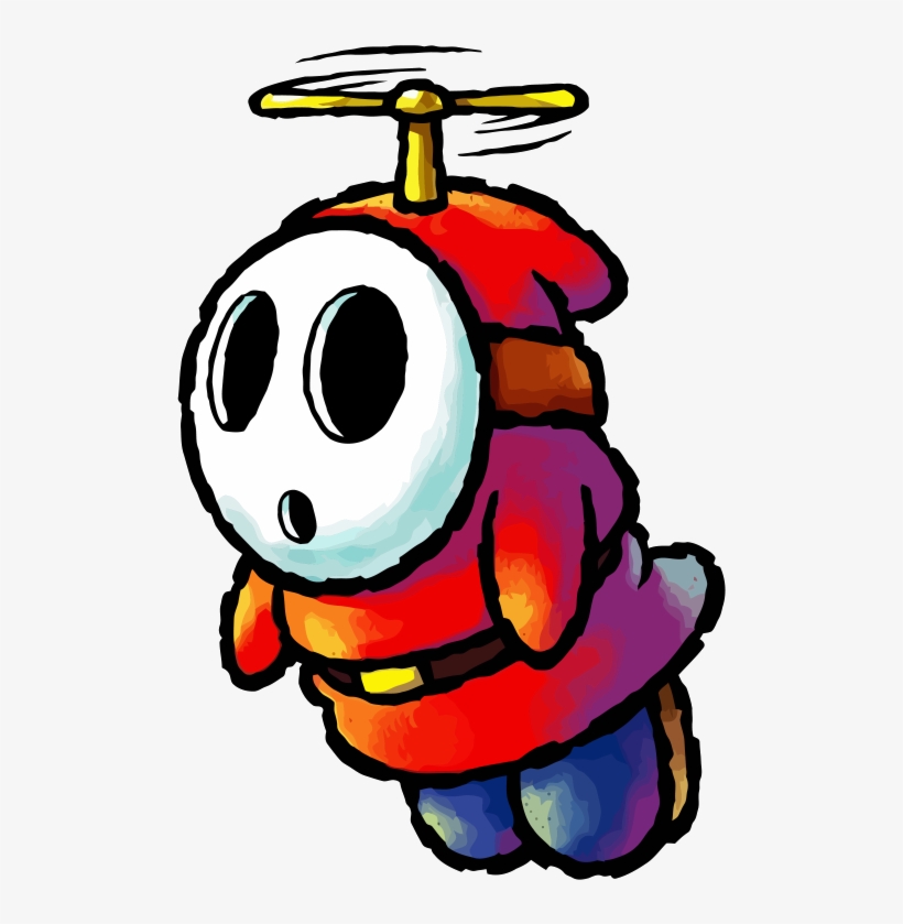 Fly Guy Png - Shy Guy Mario Bros, transparent png #1052523