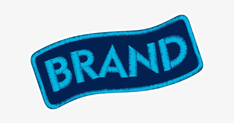 Blue Embroidery Png - Embroidery Logo Design Png, transparent png #1052653