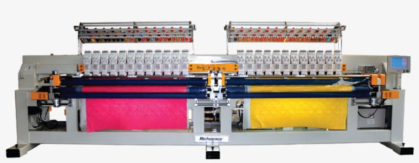 Richpeace Computerized Multi-color Double Roll Quilting - Embroidery, transparent png #1052729