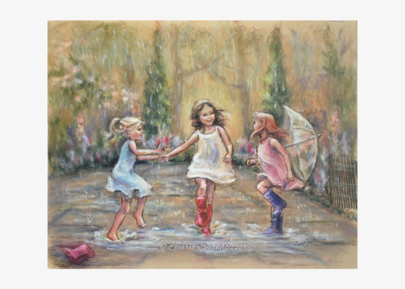 Picture - " - Girl Dancing In The Rain, transparent png #1053063