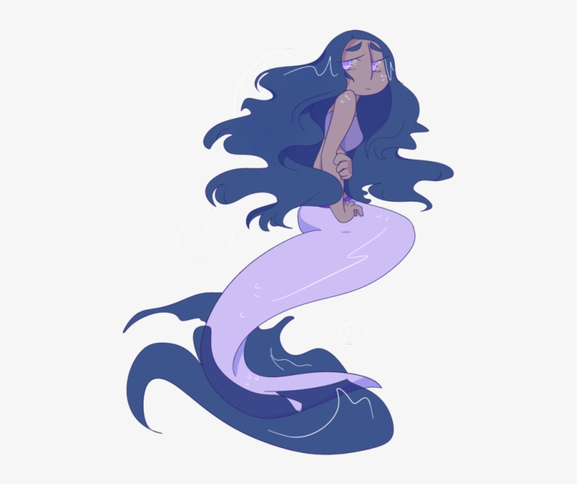 Shy Mermaid - Anime, transparent png #1053163