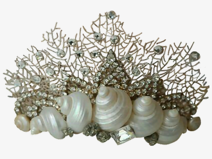 Mermaidcrown Mermaidlife Mermaid Seaside Crown Corona - Shell Crown Transparent Png, transparent png #1053314