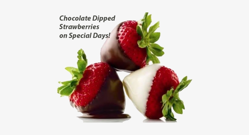 Chocolate Dipped Strawberries - Happy Chocolate Day Note, transparent png #1053536
