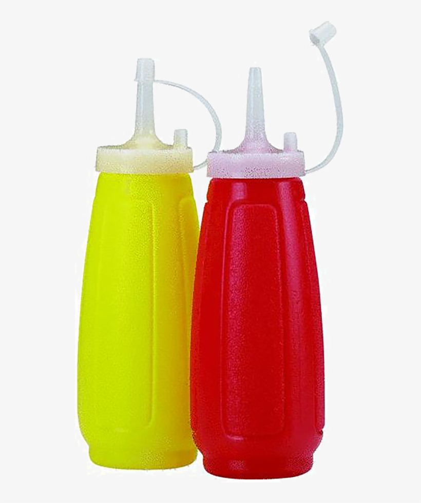 Applicator Bottle, 2 Pack, Mustard And Ketchup Bottles, - Ketchup, transparent png #1053543