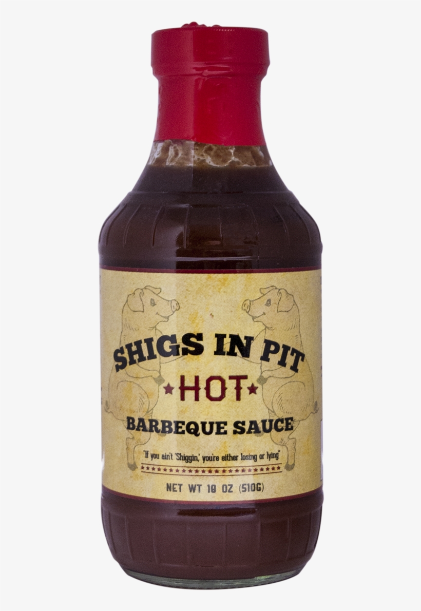 Shigs In Pit Competition Bbq Sauce - Glass Bottle, transparent png #1053799