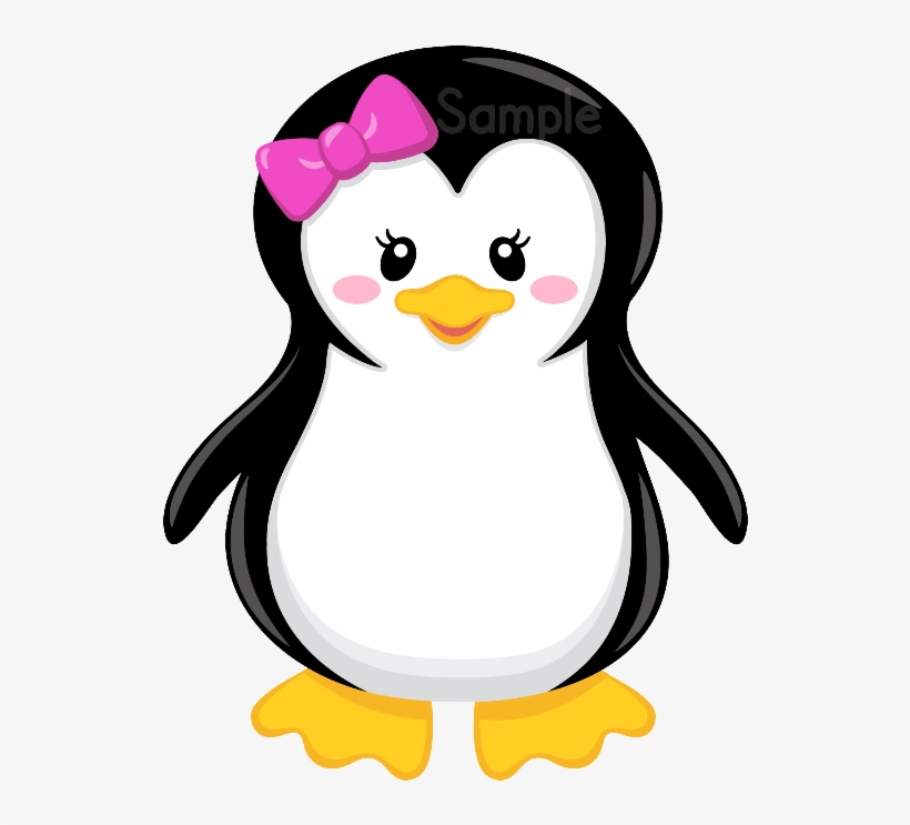 28 Christmas Pink Snowflake Clipart Scrapbook Printables - Penguin Clipart, transparent png #1053914