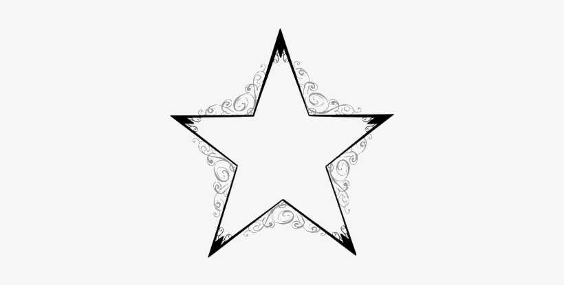 Estrelas - Stars In Line Drawing, transparent png #1054026