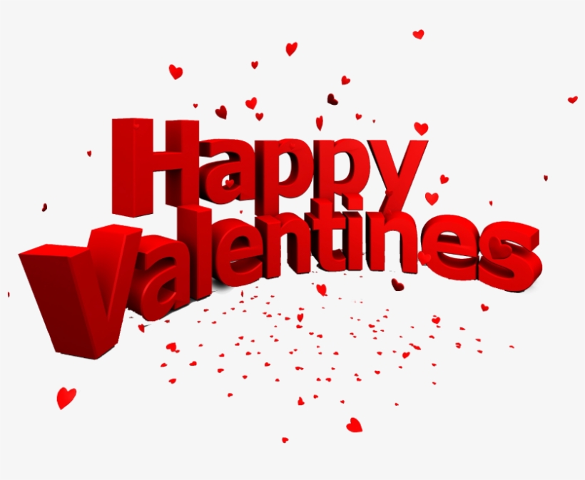 Valentines Day Background Free Png Image - Happy Valentine Day Png, transparent png #1054184