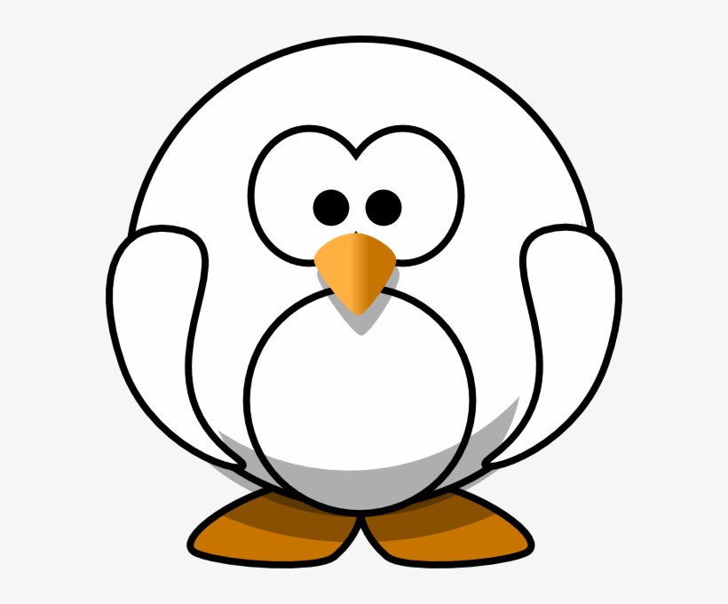 Christmas Penguin Clipart Black And White - Penguins Black And White, transparent png #1054258