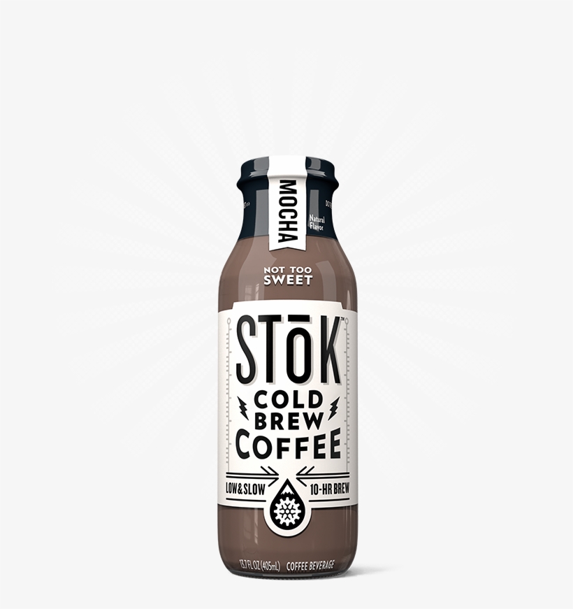 Stōk Mocha Creamed Cold Brew Coffee - Stok Iced Coffee, Cold Brew, Mocha - 13.7 Fl Oz, transparent png #1054413