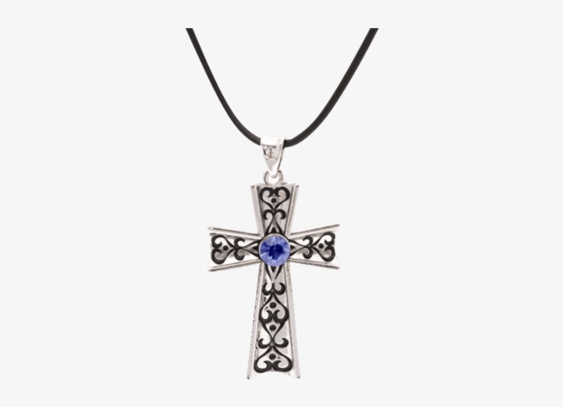 Jeweled Cross Necklace - "jeweled Cross Necklace", transparent png #1054605
