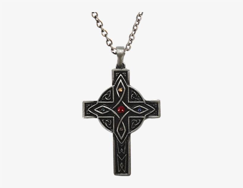 Mystic Celtic Cross Necklace - Celtic Cross Necklace Transparent Png, transparent png #1054918