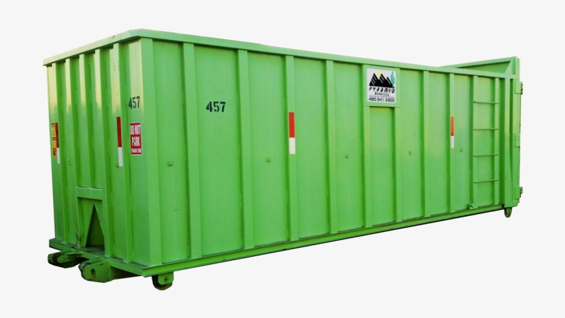 Container - 20 Yard Roll Off Dumpster, transparent png #1054938