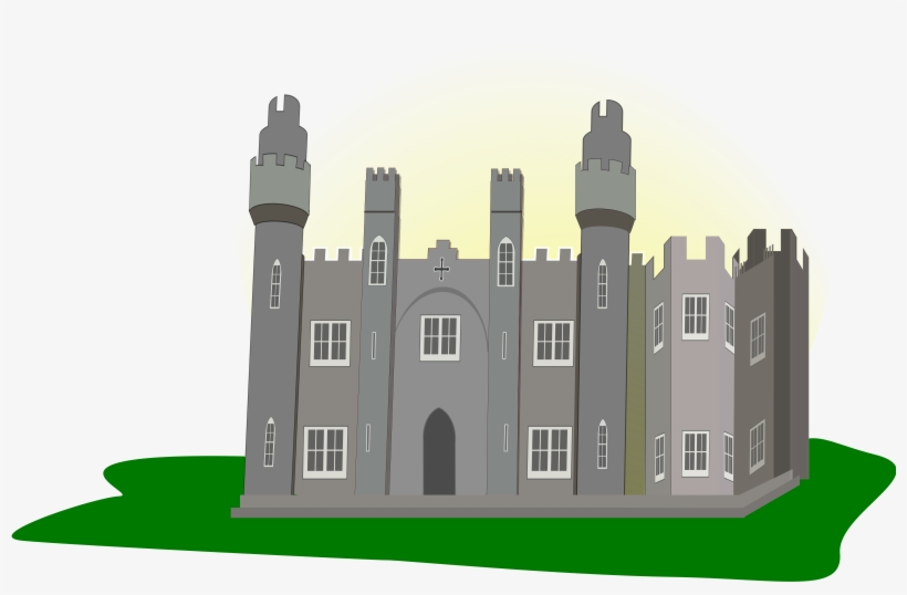Castle Clipart Stone Castle - Stone Castle Clip Art, transparent png #1055085