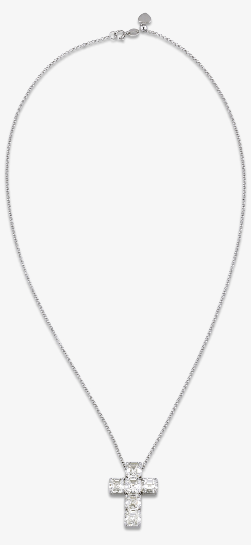 Diamond Cross Pendant, - Necklace, transparent png #1055238