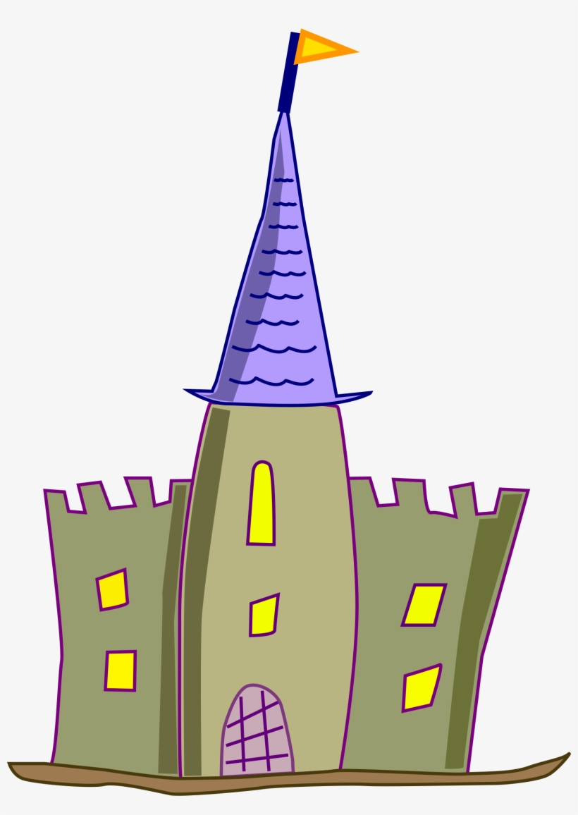 Free To Use Amp Public Domain Castle Clip Art - Simple Cartoon Castle, transparent png #1055263