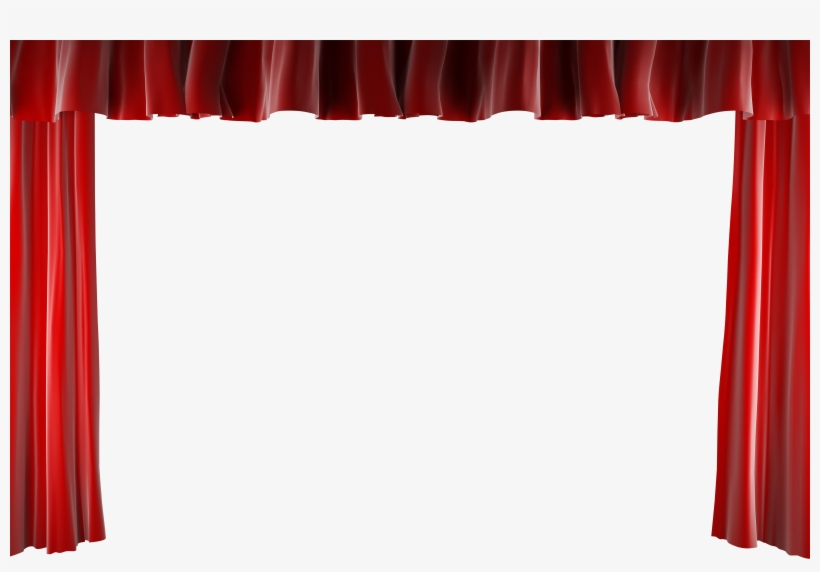Curtains Png - Theater Curtains Vector, transparent png #1055348