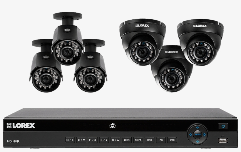 Home Security Cameras And Systems Products By Lorex - 2k Resolution Security System 8 Color Night Vision, transparent png #1055457