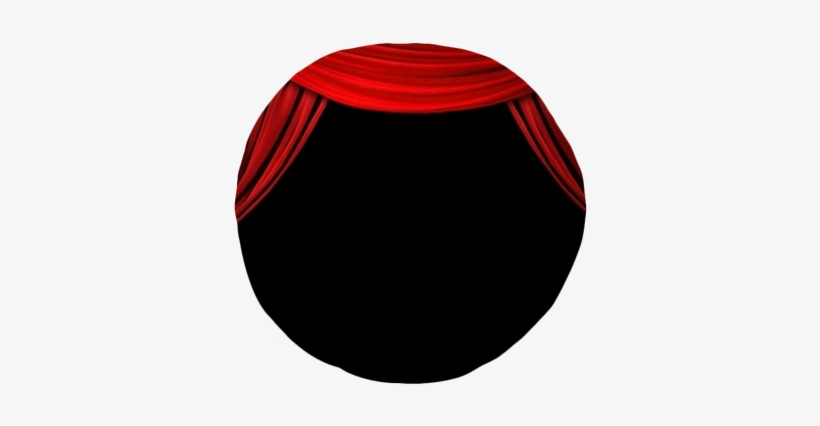 Bright Red Stage Theater Draped Curtain Background - Dance, transparent png #1055565