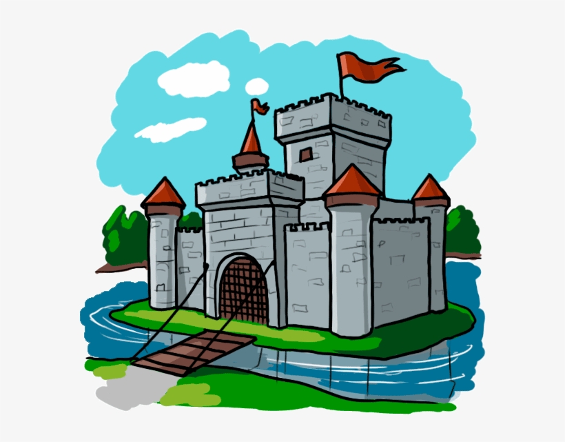 Castle Clipart Medieval Time - Cartoon Images Of Castles, transparent png #1055660