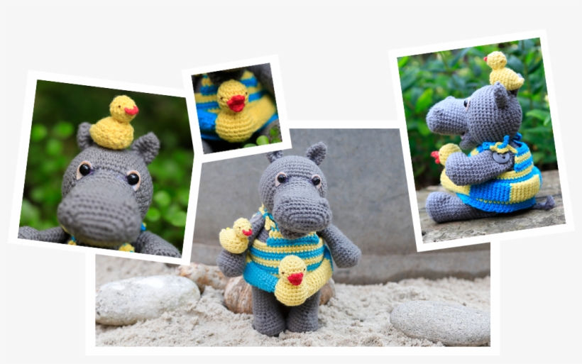 Go Handmade Crochet Kit | Helmut & Friends Hippo, transparent png #1056087