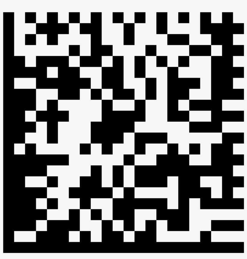 Open - Data Matrix Code E Qr Code, transparent png #1056214