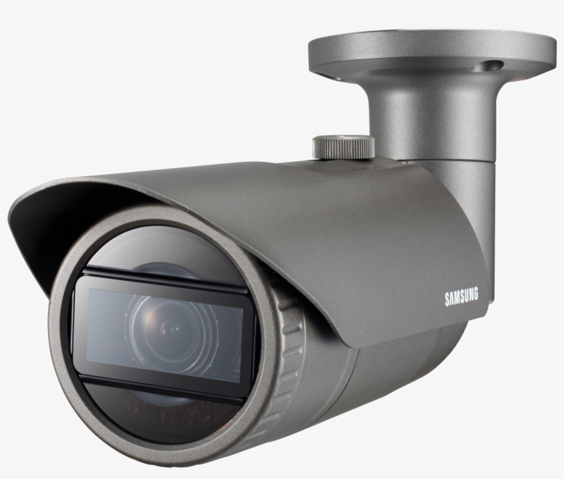 Samsung 4 Megapixel Ip Bullet Camera Motorized Vari - Samsung Wisenet Qno 7080r, transparent png #1056314
