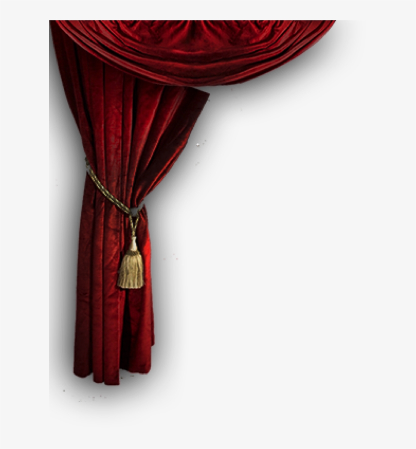 Theatre Top Red Stage - Transparent Stage Curtain Png, transparent png #1056498