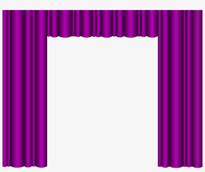 Purple Theater Curtains Transpa Png Clip Art Image, transparent png #1056950